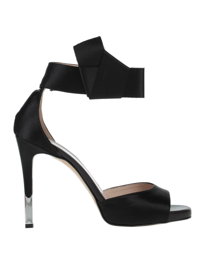 Shop Guido Sgariglia Sandals In Black