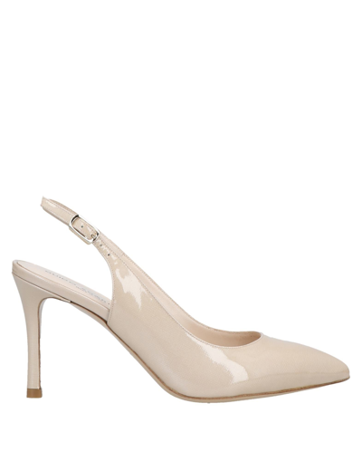 Shop Guido Sgariglia Pumps In Beige