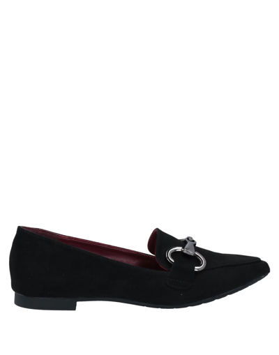 Shop Francesco Milano Loafers In Black