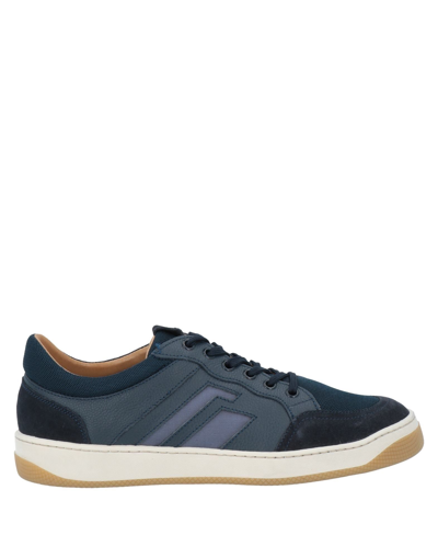 Shop Frau Man Sneakers Midnight Blue Size 7 Soft Leather, Textile Fibers