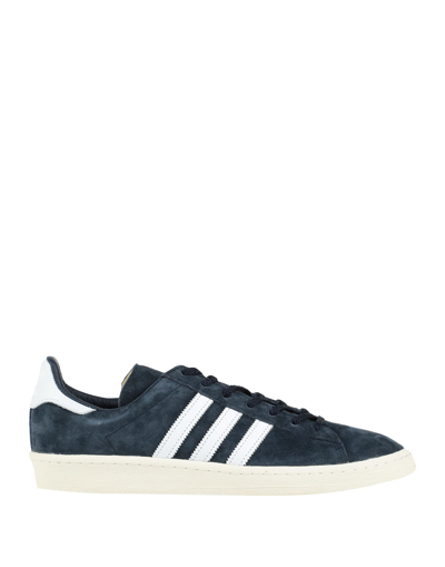 Shop Adidas Originals Campus 80s Man Sneakers Midnight Blue Size 7.5 Soft Leather