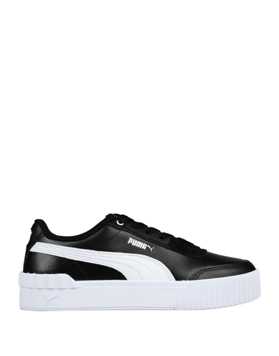 Shop Puma Carina Lift Woman Sneakers Black Size 7.5 Soft Leather