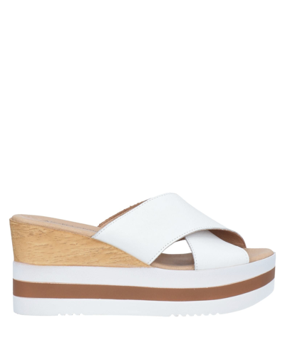 Shop Angela George Sandals In White