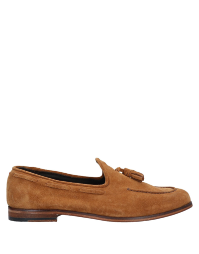 Shop Jp/david Man Loafers Tan Size 7 Soft Leather In Brown