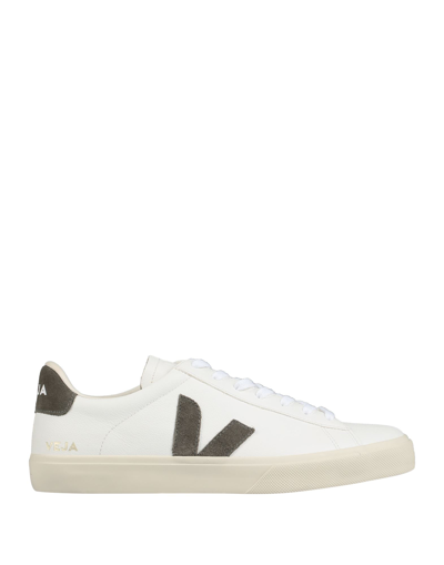 Veja Chrome-free Leather Campo Sneakers In White