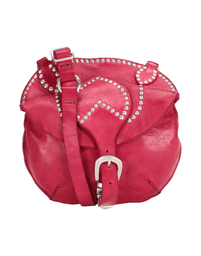 Shop Campomaggi Woman Cross-body Bag Garnet Size - Bovine Leather In Red