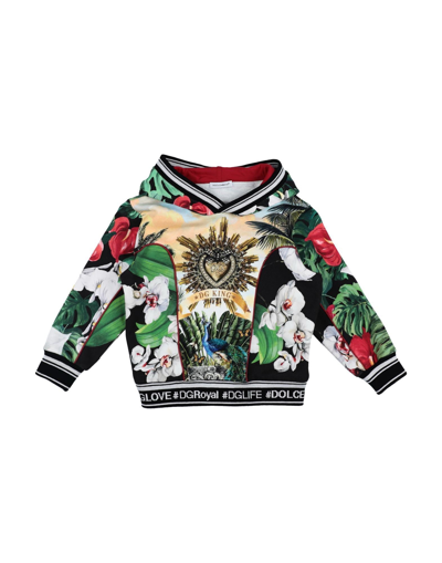 Shop Dolce & Gabbana Toddler Boy Sweatshirt Ivory Size 7 Cotton