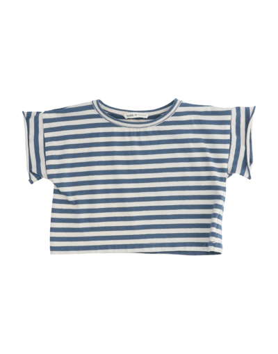Shop Babe And Tess Babe & Tess Toddler Girl T-shirt Slate Blue Size 5 Cotton, Elastane