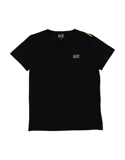 Shop Ea7 T-shirts In Black