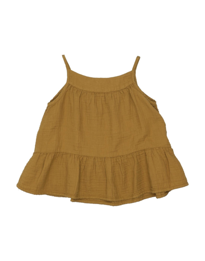 Shop Bonton Toddler Girl T-shirt Camel Size 6 Cotton In Beige