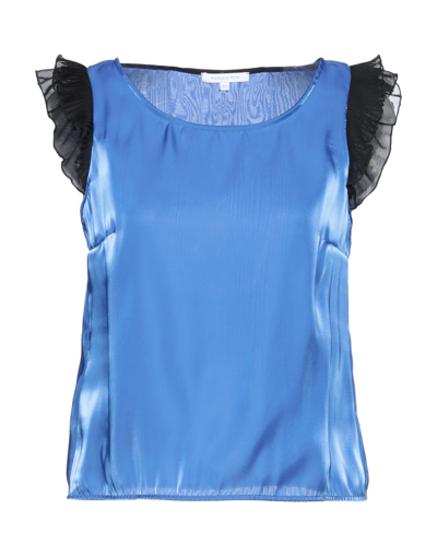 Patrizia Pepe Tops In Bright Blue