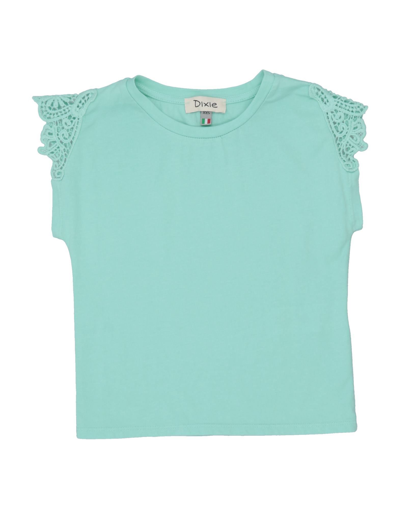 Shop Dixie T-shirts In Light Green