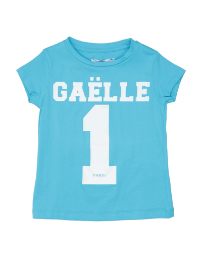 Shop Gaelle Paris Gaëlle Paris Toddler Girl T-shirt Azure Size 4 Cotton, Elastane In Blue