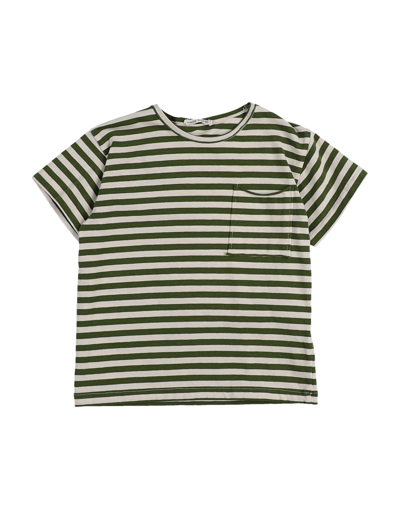 Shop Babe And Tess Babe & Tess Toddler Girl T-shirt Military Green Size 3 Cotton, Elastane