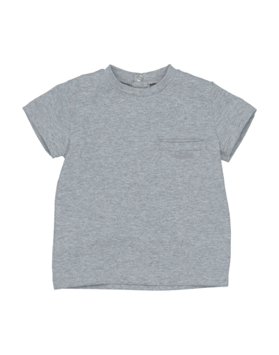 Shop Le Bebé Newborn Boy T-shirt Grey Size 3 Cotton, Elastane