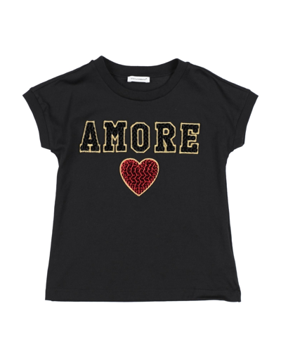 Shop Dolce & Gabbana Toddler Girl T-shirt Black Size 6 Cotton, Polyester, Polyamide
