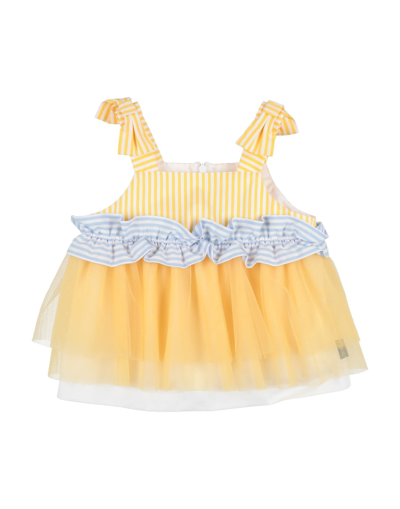 Shop Simonetta Toddler Girl Top Yellow Size 4 Polyamide, Cotton