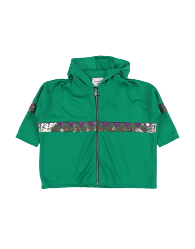 Shop Mariuccia Toddler Girl Sweatshirt Green Size 6 Polyester