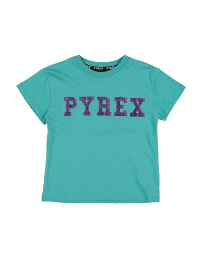 Shop Pyrex Toddler Girl T-shirt Turquoise Size 3 Cotton In Blue