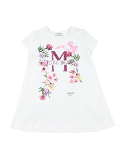 Shop Monnalisa Toddler Girl T-shirt White Size 3 Cotton, Elastane