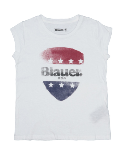 Shop Blauer Toddler Boy T-shirt White Size 4 Cotton