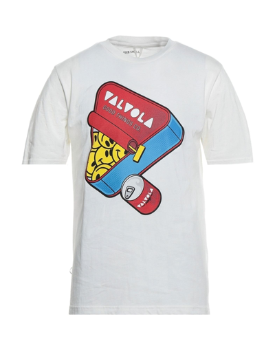 Shop Valvola. Man T-shirt White Size Xs Cotton