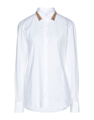 Shop Kolor Woman Shirt White Size 3 Cotton