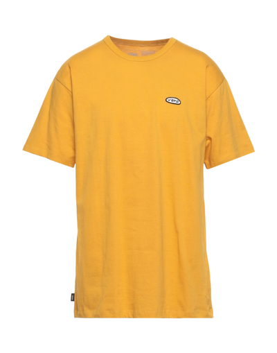 Shop Vans Man T-shirt Yellow Size Xs Cotton