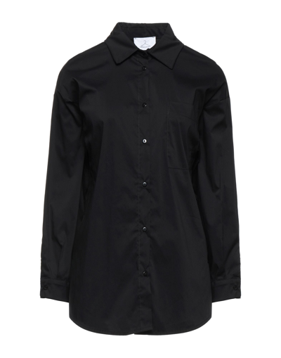 Shop Berna Woman Shirt Black Size Xs Cotton, Polyamide, Elastane