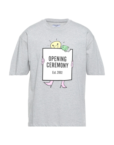 Shop Opening Ceremony Man T-shirt Grey Size Xxs Cotton