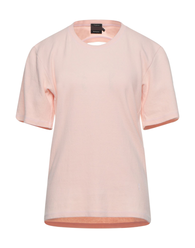 Shop Proenza Schouler Woman T-shirt Light Pink Size M Cotton, Nylon