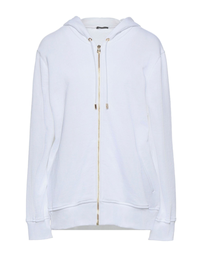 Shop Versace Woman Sweatshirt White Size 10 Cotton