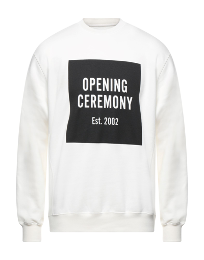 Shop Opening Ceremony Sweatshirts In Ivory