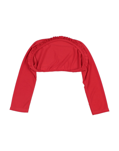 Shop @ Allegra Allegra Toddler Girl Wrap Cardigans Red Size 7 Polyester, Elastane