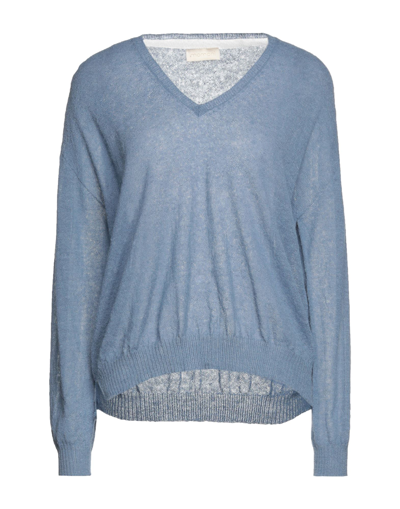 Shop Momoní Sweaters In Pastel Blue