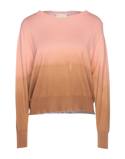 Shop Momoní Woman Sweater Salmon Pink Size Xs Cotton, Cashmere, Silk