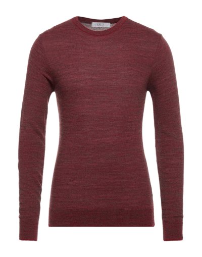 Shop Vneck Man Sweater Red Size 42 Wool, Viscose, Acrylic