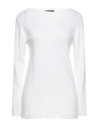 Shop Amelie Rêveur Woman Sweater White Size M/l Viscose, Polyamide, Merino Wool, Cashmere, Metallic Polye
