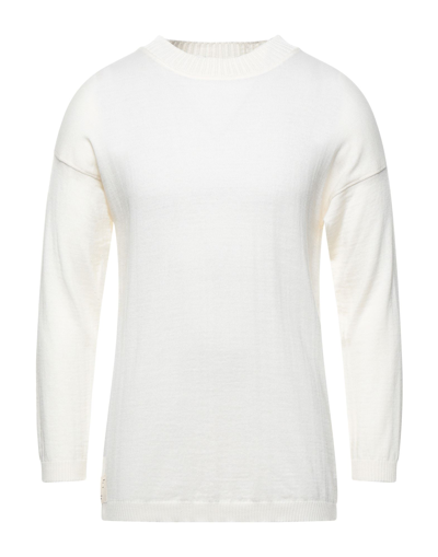 Takeshy Kurosawa Man Sweater White Size M Merino Wool, Acrylic In White