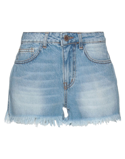 Shop Kaos Woman Denim Shorts Blue Size 6 Cotton