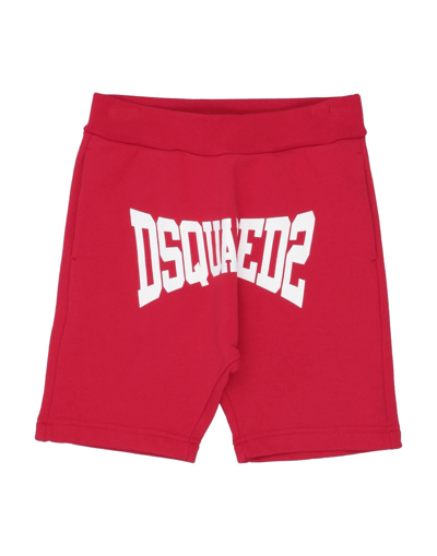 Dsquared2 Toddler Boy Shorts & Bermuda Shorts Red Size 6 Cotton, Elastane In Red