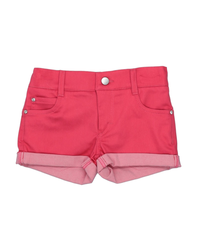 Shop Aletta Toddler Girl Shorts & Bermuda Shorts Coral Size 4 Cotton, Polyester, Elastane In Red