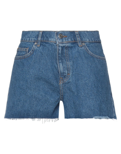 Shop Bolongaro Trevor Woman Denim Shorts Blue Size 28 Cotton