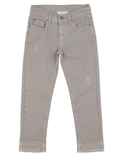 Shop Gaudì Toddler Girl Jeans Beige Size 7 Cotton, Elastic Fibres