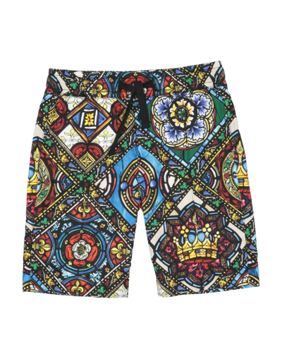 Shop Dolce & Gabbana Toddler Boy Shorts & Bermuda Shorts Green Size 7 Cotton