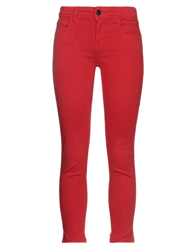 Shop Haikure Woman Jeans Red Size 27 Cotton, Polyester, Elastane