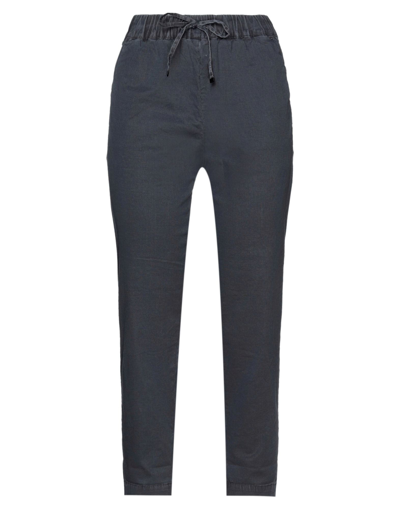 Myths Woman Pants Lead Size 10 Cotton, Elastane In Grey