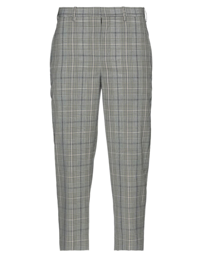 Shop Neil Barrett Man Pants Grey Size 28 Polyester, Virgin Wool, Elastane