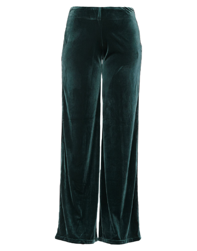 Shop Iu Rita Mennoia Woman Pants Deep Jade Size L Polyester, Elastane In Green