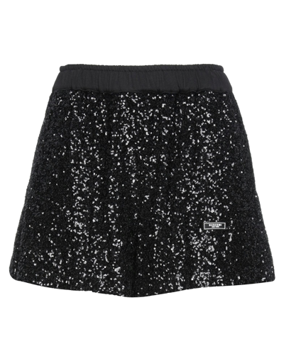 Buscemi Woman Shorts & Bermuda Shorts Black Size M Cotton, Pvc - Polyvinyl Chloride In Black